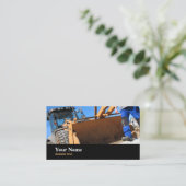 Carte de visite de travail de construction (Debout devant)