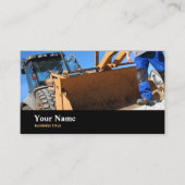 Carte de visite de travail de construction (Devant)