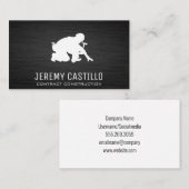 Carte de visite de travail de construction (Devant / Derrière)