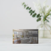 Carte de visite de travail de laiton (Debout devant)