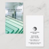 Carte de visite de travail de laiton (Devant / Derrière)