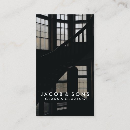 Carte de visite de travail de laiton (Devant)