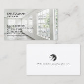 Carte de visite de travail de laiton (Devant / Derrière)