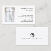 Carte de visite de travail de laiton (Devant / Derrière)