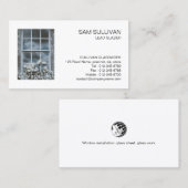 Carte de visite de travail de laiton (Devant / Derrière)