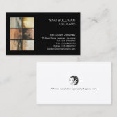 Carte de visite de travail de laiton (Devant / Derrière)