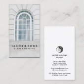 Carte de visite de travail de laiton (Devant / Derrière)