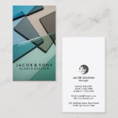 Carte de visite de travail de laiton (Devant / Derrière)