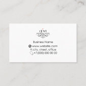 Carte de visite de travail de soudure (Dos)