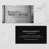 CARTE DE VISITE DE TRAVAILLEUR DE FEUILLARD (Devant / Derrière)