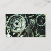 Carte de visite de travailleur de machine de (Devant)