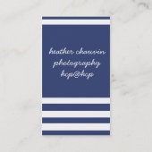 Carte de visite de très bon goût de voilier de (Dos)