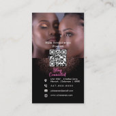 Carte de visite de tresse de texte plus grand (Dos)