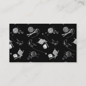 Carte de visite de Tricot de chat de magasin de fi (Dos)