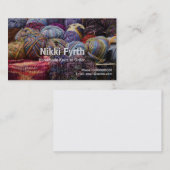 Carte de visite de tricoteuses (Devant / Derrière)