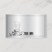 Carte de visite de tringle de rue (Dos)