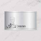 Carte de visite de tringle de rue (Dos)