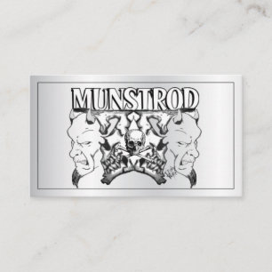 Carte de visite de tringle de rue