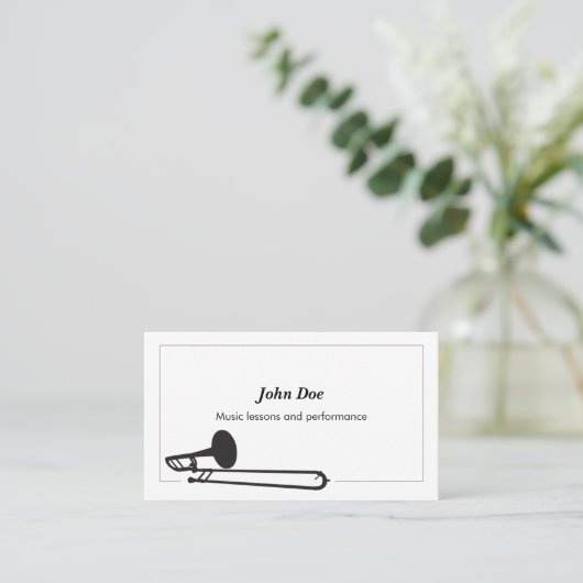 Carte de visite de Trombone (Debout devant)