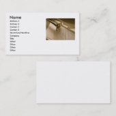 Carte de visite de trombone (Devant / Derrière)