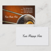 Carte de visite de trombone (Devant / Derrière)