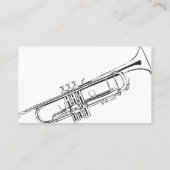 Carte de visite de trompette (Dos)