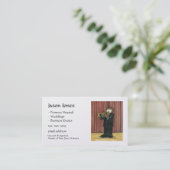 Carte de visite de trompettiste (Debout devant)