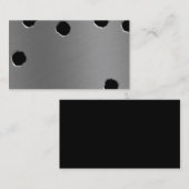 Carte de visite de trous de balle (Devant / Derrière)