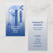 Carte de visite de trousse à outils (Devant / Derrière)