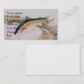 Carte de visite de truite impitoyable (Devant / Derrière)
