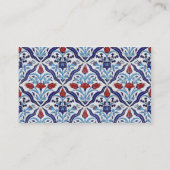Carte de visite de tuiles turques (Dos)