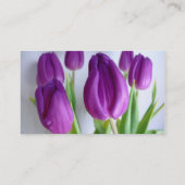 Carte de visite de tulipes (Dos)