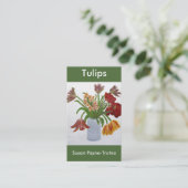 Carte de visite de tulipes : Susan Payne-Trutna (Debout devant)
