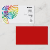 Carte de visite de tunnel (Devant / Derrière)