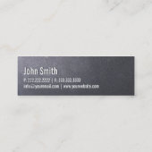 Carte de visite de tuteur de maths de noir de (Dos)