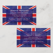 Carte de visite de tuteur en langue anglaise (Devant / Derrière)