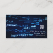 carte de visite de tuteur en physique (Devant)