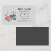 Carte de visite de tuteur en physique (Devant / Derrière)