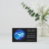 Carte de visite de tuteur scientifique (Debout devant)