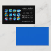 Carte de visite de tuteur scientifique (Devant / Derrière)