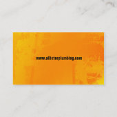 Carte de visite de tuyauterie (Dos)