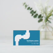 carte de visite de tuyauterie (Debout devant)