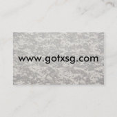 Carte de visite de TXSG (Dos)