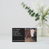 carte de visite de vache (Debout devant)