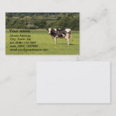 Carte de visite de vache laitière (Devant / Derrière)