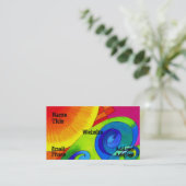 Carte de visite de vague de roulement (Debout devant)