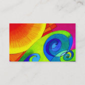 Carte de visite de vague de roulement (Dos)