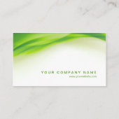 Carte de visite de vague verte (Dos)