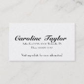 Carte de visite de Vanadis (Dos)