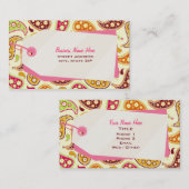 Carte de visite de vente au détail Paisley & Shopp (Devant / Derrière)